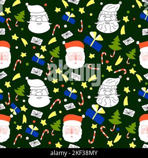 seamless pattern of Christmas  Stock Vector