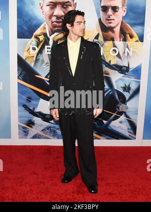 15 November 2022 - Los Angeles, California - Joe Jonas. Los Angeles Premiere of Sony Picturesâ€™ DEVOTION at the Regency Village Theatre. (Credit Image: © Billy Bennight/AdMedia via ZUMA Press Wire) Stock Photo