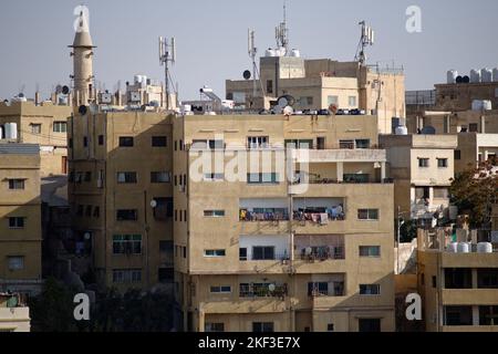 Close-p images of buildings in Amman, Jordan. Stock Photo