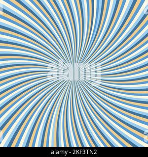 Circle lines blue background Stock Vector