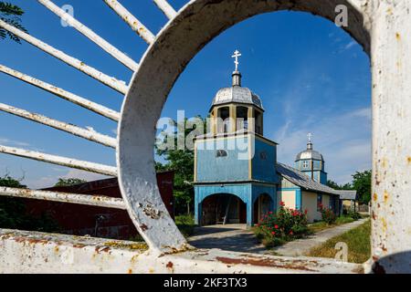 The orthodox Church of Mila 23 in the danube delta romania Stock Photo