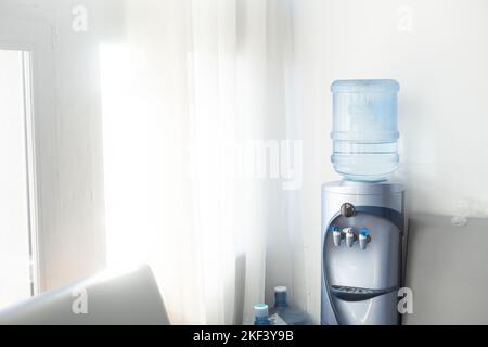 Large Water Dispenser In The Office With Cold And Hot Taps Stock Photo -  Download Image Now - iStock