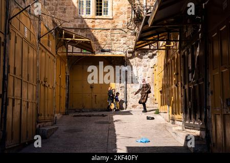 Hebron: Alleys of the old city Stock Photo