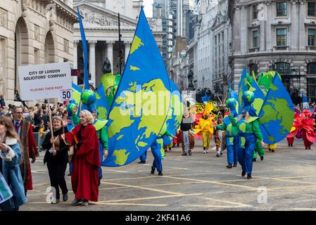 CITY OF LONDON SOLICITORS’ COMPANY at the Lord Mayor's Show parade in the City of London, UK Stock Photo