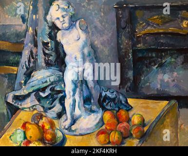 Still Life with Plaster Cupid, Paul Cezanne, 1894-1895, Nationalmuseum, Stockholm, Sweden, Europe Stock Photo