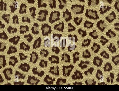 animal fur texture illustration panorama Stock Photo