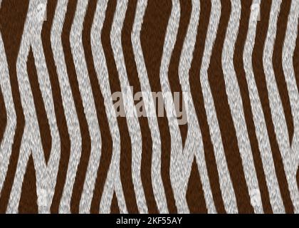 animal fur texture illustration panorama Stock Photo