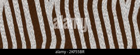 animal fur texture illustration panorama Stock Photo