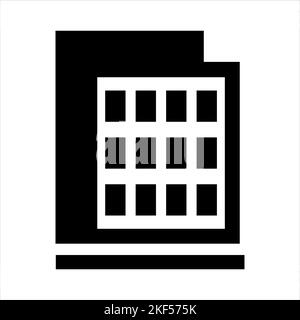Window and door icon. Vector illustration isolated on a white background. Premium quality symbol. Vector sign for mobile app and web sites Stock Vector