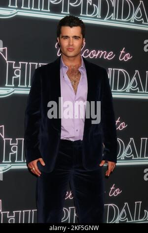 Los Angeles, CA. 15th Nov, 2022. Spencer Boldman at arrivals for WELCOME TO CHIPPENDALES Premiere, Pacific Design Center, Los Angeles, CA November 15, 2022. Credit: Priscilla Grant/Everett Collection/Alamy Live News Stock Photo