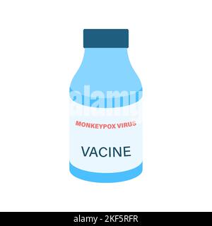 Vacine for MONKEYPOX virus icon Stock Vector