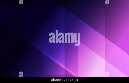 Abstract modern trendy color gradient background with halftone geometric shapes. Deep purple and pink colours gradient abstract background. Vector Stock Vector