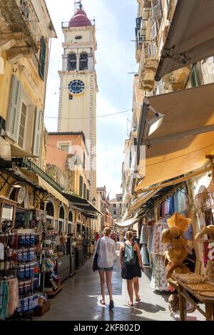 Bell Tower, Corfu Old Town, Corfu, The Ionian Islands, Greek Islands ...