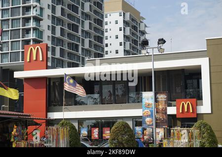 McDonalds fast food restaurant in Malaysia Stock Photo