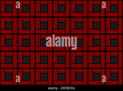 Dark red geometric mosaic background vector illustration. Abstract vector background for use in design. Geometry pattern. Stock Vector