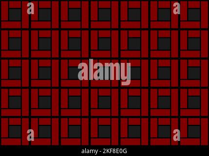 Dark red geometric mosaic background vector illustration. Abstract vector background for use in design. Geometry pattern. Stock Vector