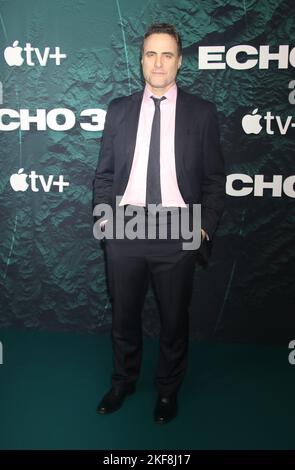 New York, NY, USA. 16th Nov, 2022. Dominic Fumusa at the Apple TV  Echo 3 Series Premiere at the Walter Reade Theater at Lincoln Center in New York City on November 16, 2022. Credit: Rw/Media Punch/Alamy Live News Stock Photo