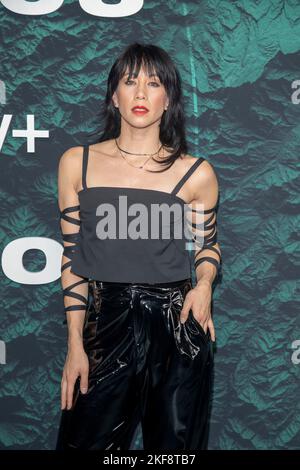 NEW YORK, NEW YORK - NOVEMBER 16: Georgina Pazcoguin attends Apple TV+'s 'Echo 3' New York Premiere the at Walter Reade Theater on November 16, 2022 in New York City. Stock Photo