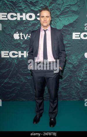 NEW YORK, NEW YORK - NOVEMBER 16: Dominic Fumusa attends Apple TV+'s 'Echo 3' New York Premiere the at Walter Reade Theater on November 16, 2022 in New York City. Stock Photo