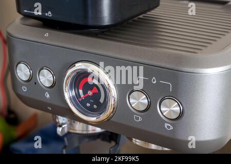 An exquisite fully automatic pressurized coffee machine Stock Photo