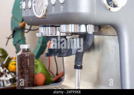 An exquisite fully automatic pressurized coffee machine Stock Photo