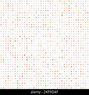 Multicolor background, colorful vector texture with circles. Splash effect banner. Dotted abstract illustration with blurred drops of rain. Seamless Stock Vector