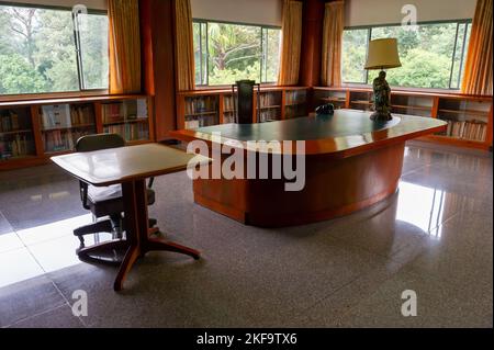 The Library at the Reunification Palace, Ho Chi Minh City, Vietnam Stock Photo