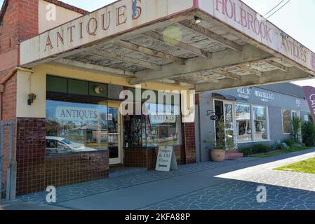 The Rural Inland Town with the Submarine - Holbrook, New South Wales NSW Australia Stock Photo