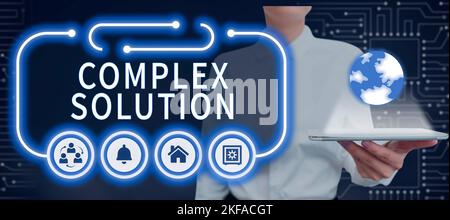 Conceptual display Complex Solution. Business showcase significant ideas that are completely or partly repressed Stock Photo