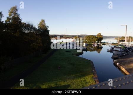 Bowling  quay, Scotland Stock Photo