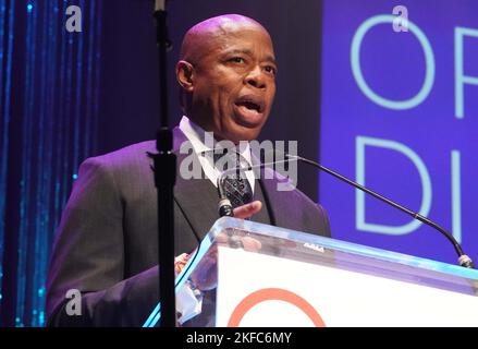 Mayor Eric Adams speaks at The National Urban League Equal Opportunity ...