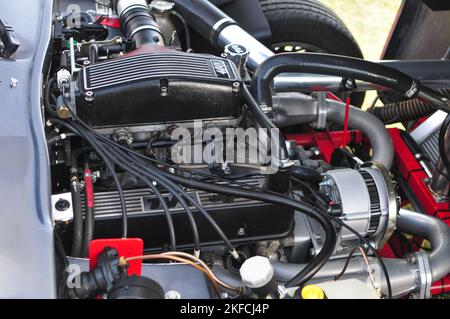 Tvr Power Rover TVR S model sports cars with V8 Rover engines Stock Photo - Alamy