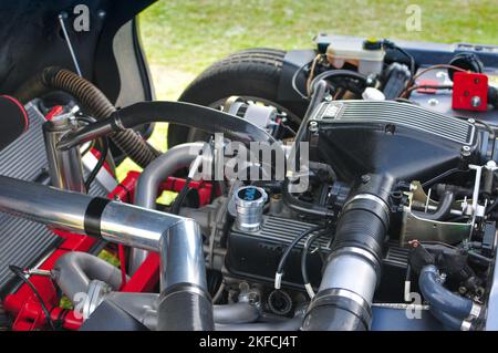 Tvr Power Rover TVR S model sports cars with V8 Rover engines Stock Photo - Alamy