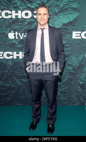 Dominic Fumusa attends Apple TV+'s 'Echo 3' premiere at Walter Reade Theater in New York on November 16, 2022 Stock Photo