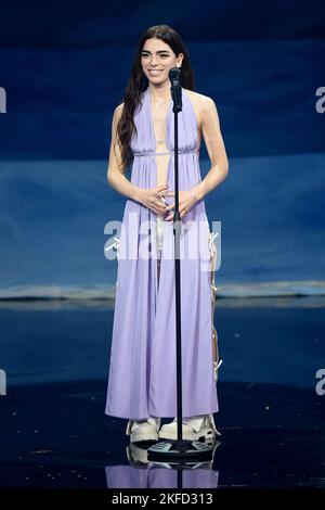 Milan, Italy. 17th Nov, 2022. Milan, 4th episode of 'X Factor' - Joelle Credit: Independent Photo Agency/Alamy Live News Stock Photo