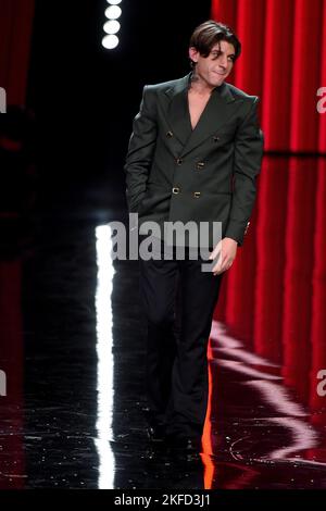 Milan, Italy. 17th Nov, 2022. Milan, 4th episode of 'X Factor' - Rkomi Credit: Independent Photo Agency/Alamy Live News Stock Photo