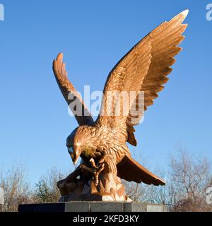 Royal Auxiliary Air Force Memorial at National Memorial Arboretum near Alrewas in Staffordshire United Kingdom Stock Photo