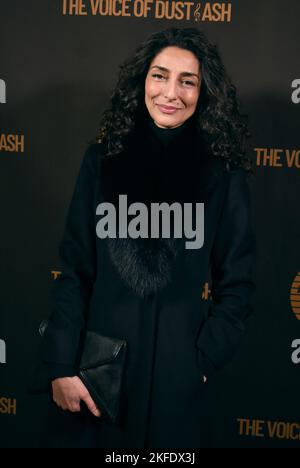 Los Angeles, California, USA 17th November 2022 Necar Zadegan attends the Los Angeles Premiere of 'The Voice of Dust and Ash' at Pacific Design Center on November 17, 2022 in los Angeles, California, USA. Photo by Barry King/Alamy Live News Stock Photo