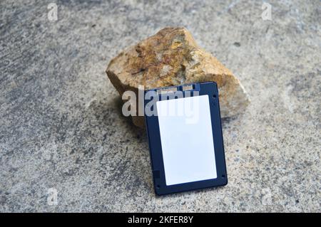 High speed SSD, SSD drives are very popular Stock Photo