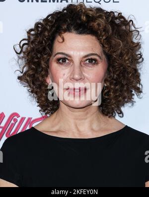 BEVERLY HILLS, LOS ANGELES, CALIFORNIA, USA - NOVEMBER 17: British film executive and Chairwoman of Universal Pictures Donna Langley arrives at the 36th Annual American Cinematheque Awards Honoring Ryan Reynolds held at The Beverly Hilton Hotel on November 17, 2022 in Beverly Hills, Los Angeles, California, United States. (Photo by Xavier Collin/Image Press Agency) Stock Photo