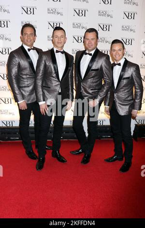 Human Nature attending the Nevada Ballet Theatre Honours Olivia Newton-John as Its 2016 'Woman Of The Year' at The 32nd Black & White Ball at Wynn in Las Vegas, USA.  Stock Photo