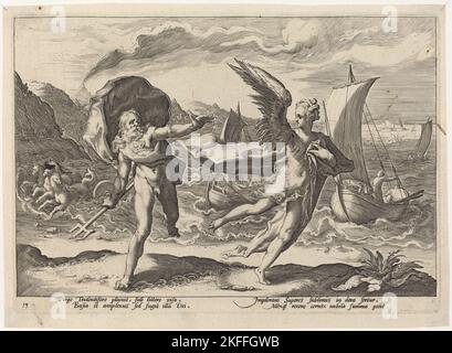 Coronis Changed into a Crow, 1589 Stock Photo - Alamy