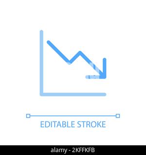 Diminution pixel perfect color linear ui icon Stock Vector