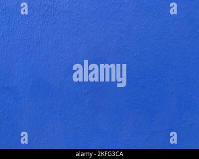Bright blue textured wall background Stock Photo