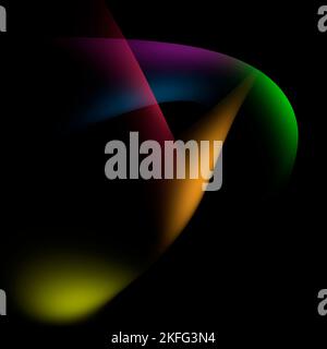 Smoke curves with abstract colors. Wallpaper Stock Photo