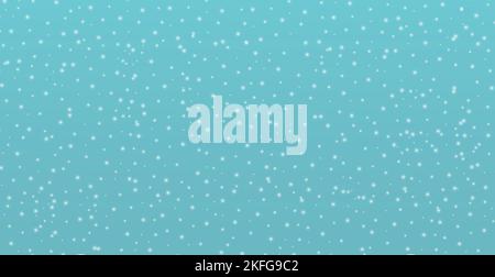 White falling snow on transparent background Stock Vector