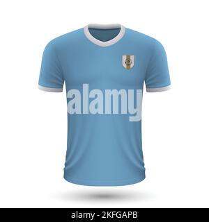 Premium Vector  Uruguay soccer jersey or football kit template