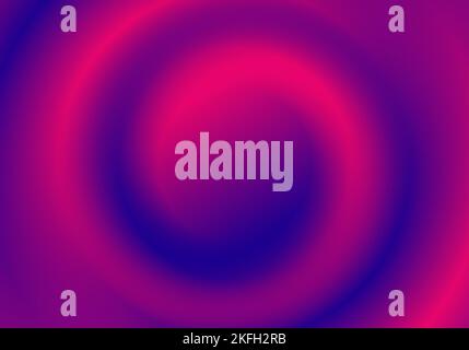 Abstract 3D blue and pink gradient color swirl circle convex background minimal style. Vector illustration Stock Vector