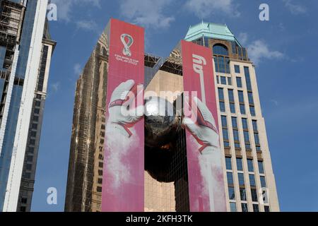 Qatar, UAE. 18th Nov, 2022. FIFA World Cup Football, Pre-Games General  Views; Qatar World Cup 2022 shirt Credit: Action Plus Sports/Alamy Live  News Stock Photo - Alamy