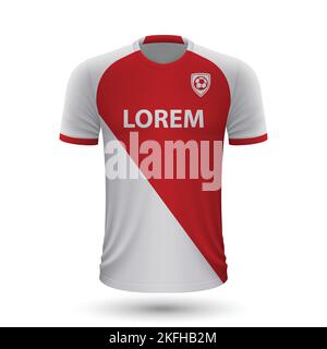 Realistic soccer shirt Cardiff City, jersey template for football kit.  Vector illustration Stock Vector Image & Art - Alamy